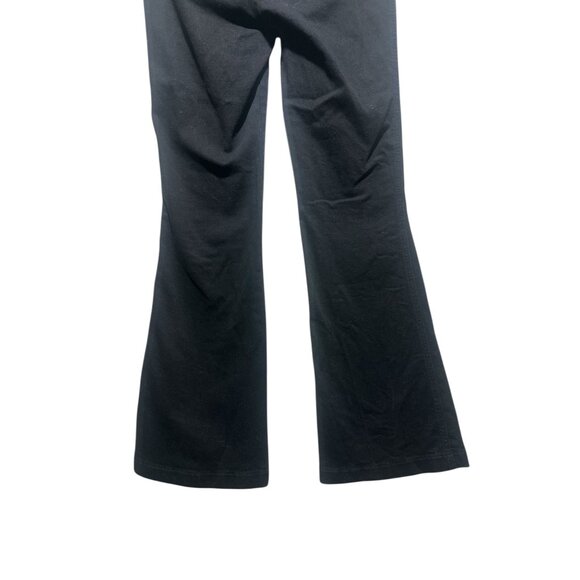 SPANX Shape Flare Jeans Women Medium Petite Black High Rise Wide Leg Classic - Picture 10 of 12